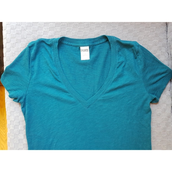 PINK Victoria's Secret Teal Sleepshirt Small - Picture 2 of 11
